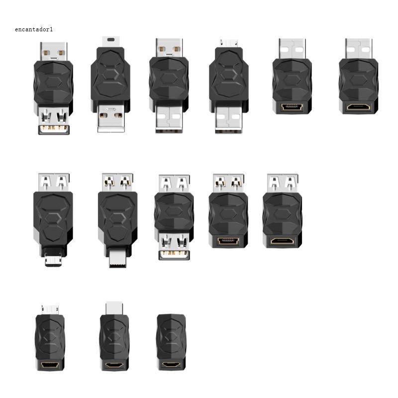 อะแดปเตอร์แปลง USB MicroUSB Mini USB ตัวผู้ ตัวเมีย