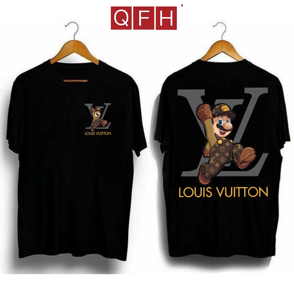 23 ใหม่ เสื้อยืดแขนสั้น ผ้าฝ้าย พิมพ์ลายโลโก้การ์ตูน L1V คุณภาพสูง สําหรับผู้ชาย และผู้หญิง