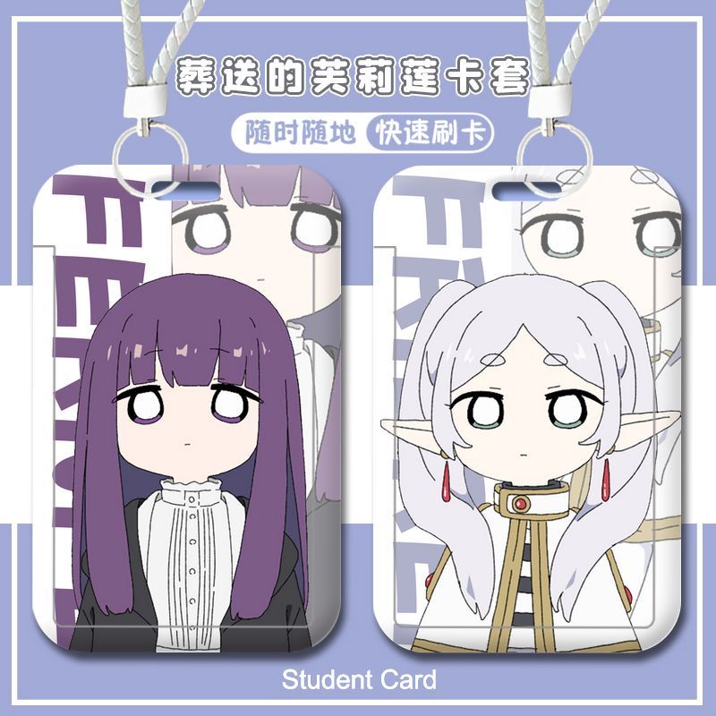 Frieren: Beyond Journey's End Fern ซองใส่บัตรประจําตัวนักเรียน บัตรรถบัส MRT DIY