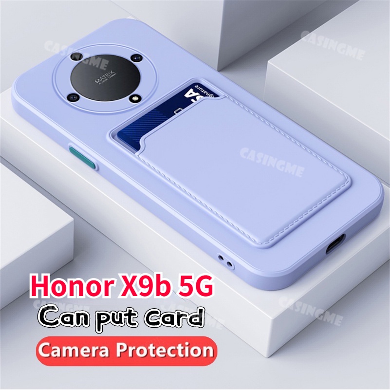 เคสซิลิโคนนิ่ม พร้อมช่องใส่บัตร สําหรับ Honor X9b 5G 2023 Honor X9b X9 X 9B HonorX9b X 9 B X9a 4G 5G
