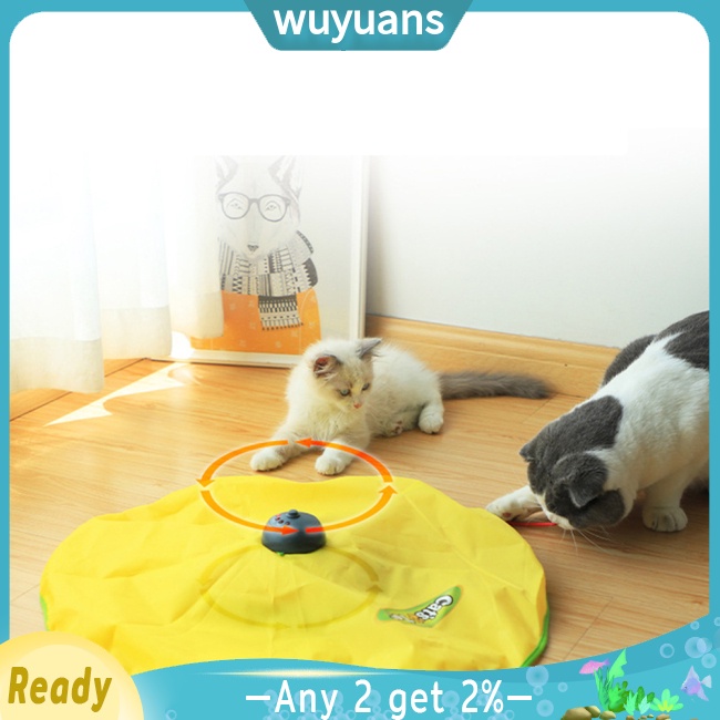 Wuyuans ของเล่นขนนกอัจฉริยะ อัตโนมัติ สําหรับแมว