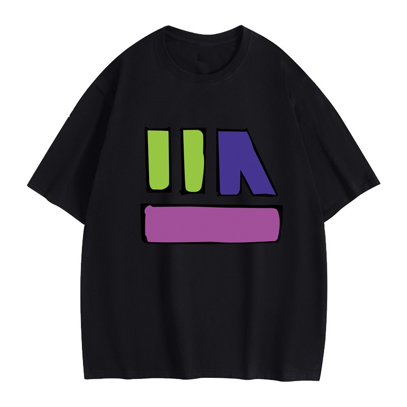 แฟชั่น อนิเมะ Zutto Mayonaka delinoni. เสื้อแขนสั้นผู้หญิงผ้าฝ้ายพิมพ์ลายสไตล์การ์ตูน ฤดูร้อน