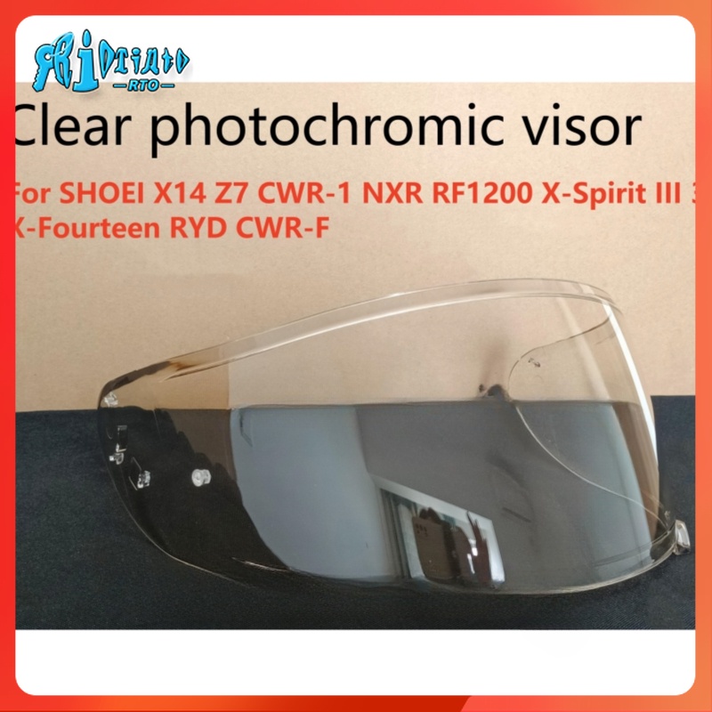 Rtomh เลนส์โฟโตโครมิก สําหรับ SHOEI RF1400 NXR2 CWR-F2 Z8 X-Fifteen X-SPR Pro X14 Z7 CWR-1 NXR RF1200 X-Spirit 3 X-Fourteen RYD CWR-F
