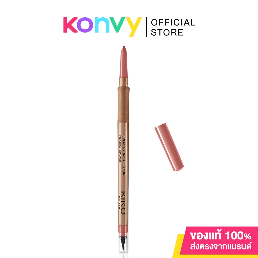 KIKO MILANO Everlasting Colour Precision Lip Liner 0.35g #420 Rosy Brown ดินสอเขียนขอบปากแบบแท่งหมุน