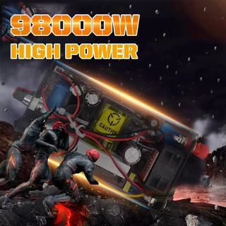 อัลตราโซนิกอินเวอร์เตอร์ 98000W DC 12V สีน้ำเงินเครื่องตกปลาไฟฟ้าอัลตราโซนิกอินเวอร์เตอร์เครื่องตกปลาฟิชเชอร์พลังงานสูง