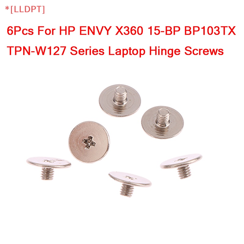 [LLDPT] ใหม่ สกรูบานพับแล็ปท็อป LCD แบบเปลี่ยน สําหรับ HP ENVY X360 15-BP BP103TX TPN-W127 Series 15.6 นิ้ว 6 ชิ้น ต่อชุด