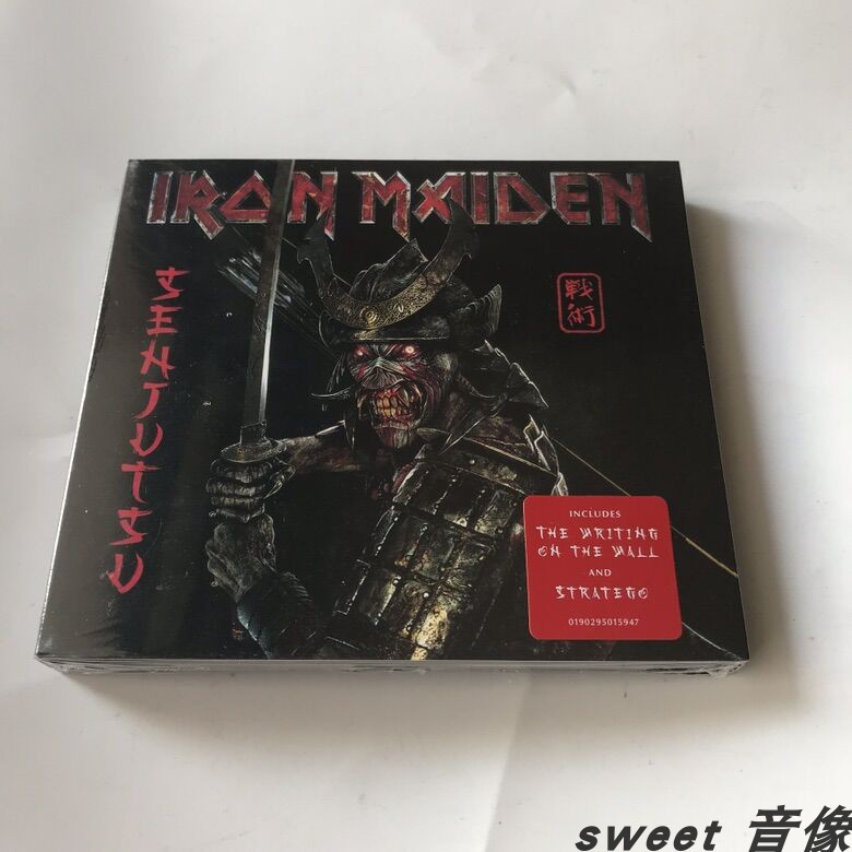 แผ่น CD เพลงอเมริกัน Iron Maiden Iron Maiden Senjutsu 2CD โลหะหนัก สไตล์ยุโรป