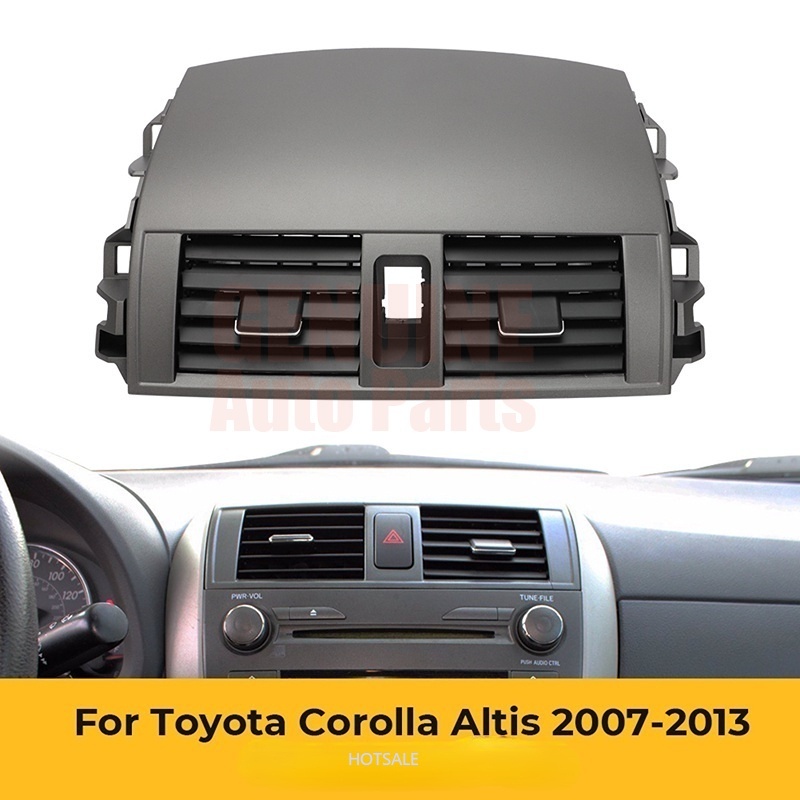 ของแท้autocenter dash a/c เครื่องปรับอากาศ central air outlet แผงย่างสําหรับ corolla altis 2007-2013 2008 2009 2010 2011 2012