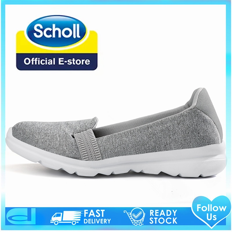 Scholl รองเท้ากีฬา รองเท้าผ้าใบ ส้นแบน สไตล์เกาหลี สําหรับผู้หญิง