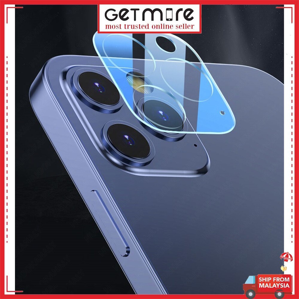 ตัวป้องกันเลนส์กล้องโปร่งใส iPhon ifon 12 Pro Max / 12 Pro / 12 / 12 Mini เลนส์กล้อง