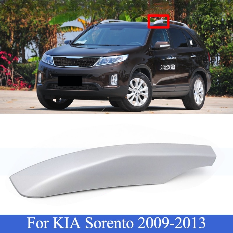 Capqx หลังคากระเป๋าเดินทาง Guard Cover เงินสําหรับ KIA Sorento 2009 2010 2011 2012 2013 กระเป๋าเดินท