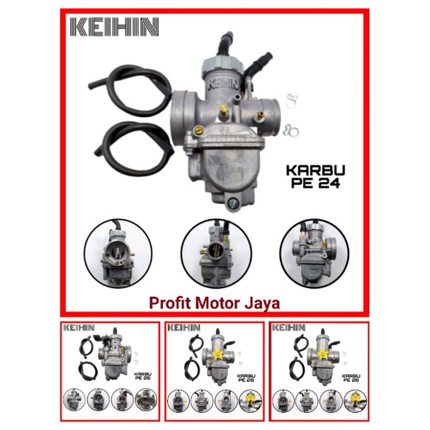 คาร์บูเรเตอร์ PE คาร์บูเรเตอร์ PE Keihin คาร์บูเรเตอร์ Ready Size PE 24 PE 26 PE 28 คาร์บูเรเตอร์