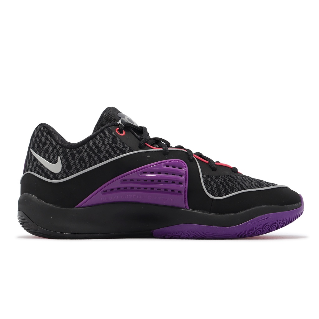 Nike Basketball Shoes KD16 EP Black Purple Vivid KD Men's Durant [ACS] DV2916-002