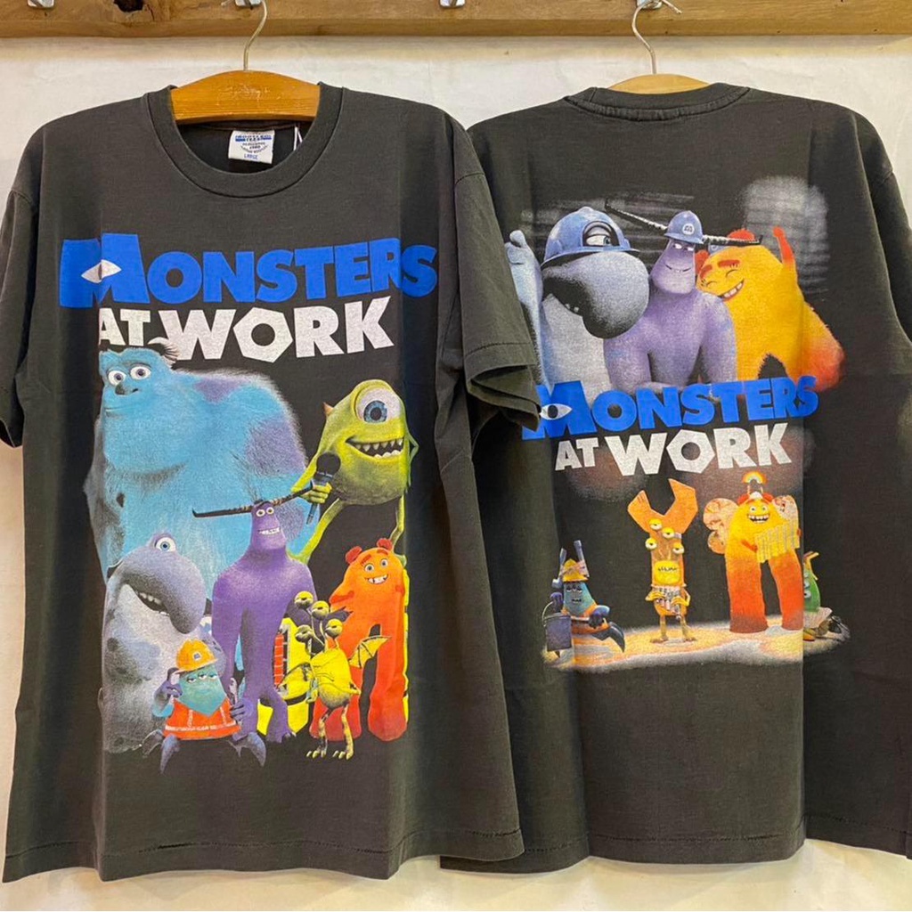 เสื้อลายมอนเตอร์อิ้งค์Atwork(ป้ายBootleg)