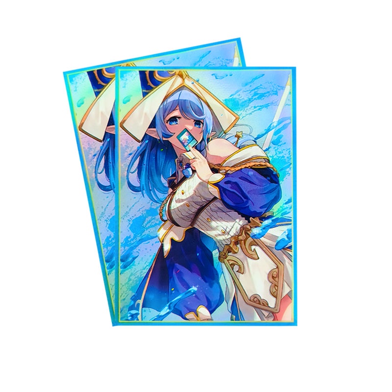 ยูกิโอ! ปลอกการ์ด The Sancertified Water Adjudicator Set Matte Finish Card Sleeve Shiny Card Sleeve for Tabletop Game Cards Protection 63X9
