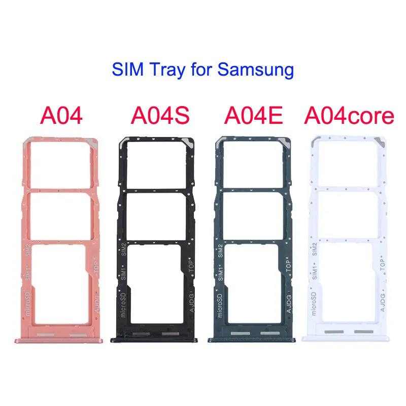 แท้ อะแดปเตอร์ช่องใส่ซิมการ์ด และพิน สําหรับ Samsung Galaxy A04 A04S A04E Core
