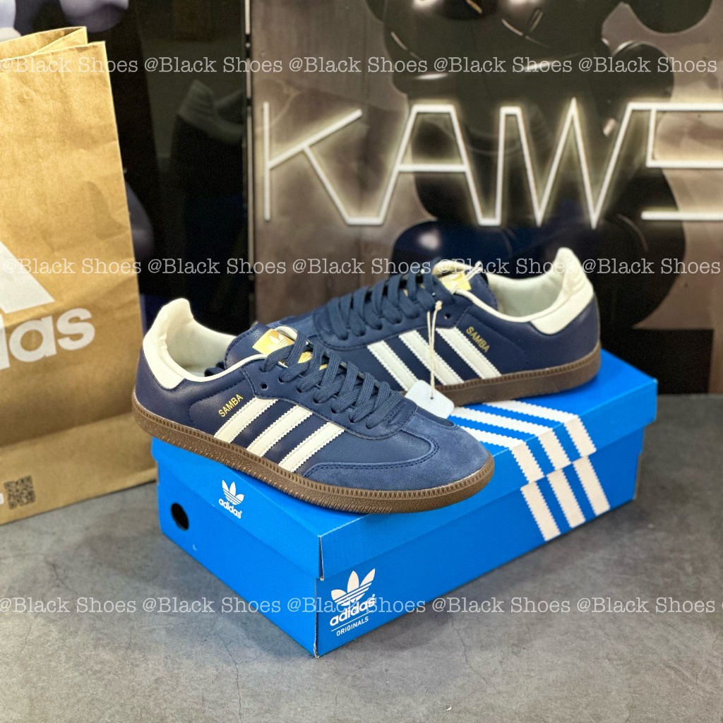 Adidas _ Originals Samba OG Navy White Gum ID2056 SneakersSuede Samba Soles In Brown Blue Coal
