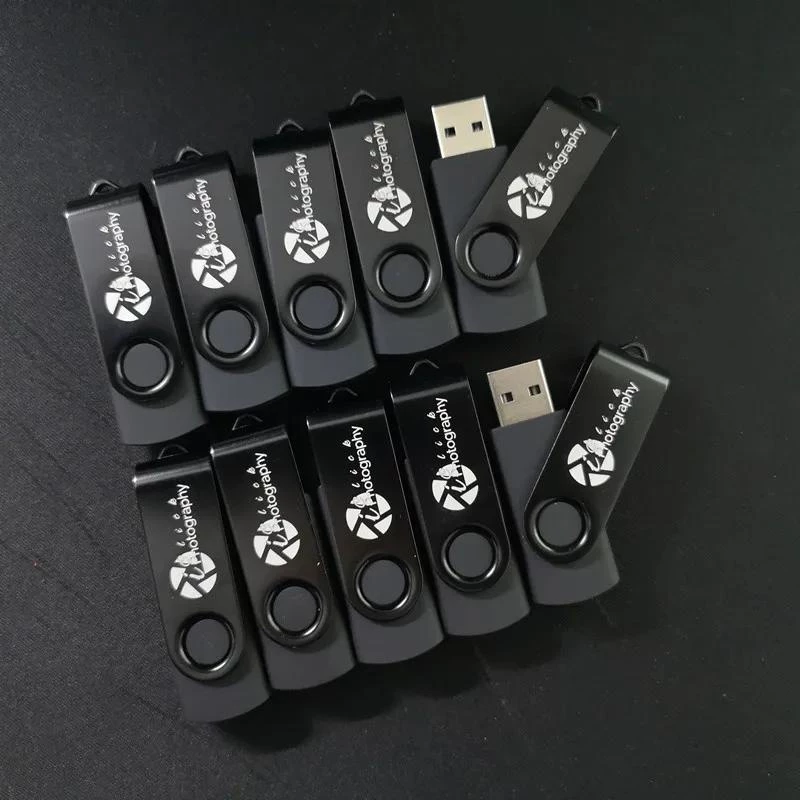 ขายส่ง แฟลชไดรฟ์ USB หมุนได้ ไดรฟ์ปากกา 4GB 8GB 16GB 32GB 64GB แท่ง USB ความเร็วสูง 2. 0 แฟลชไดรฟ์ Pendrive โลโก้ที่กําหนดเอง thumbnail 3