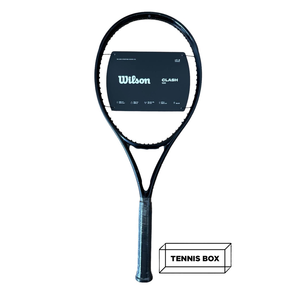 (ผ่อน+ลด) ไม้เทนนิส Wilson Noir Clash 100 V2 ของแท้ ส่งไว tennis racket