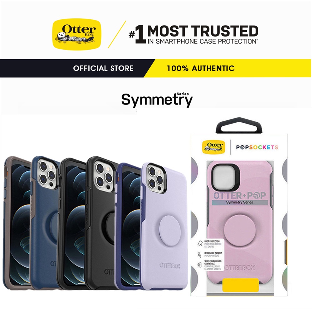 Otterbox เคสป้องกันโทรศัพท์มือถือ ลาย Otter + Pop Symmetry Series สําหรับ apple IPhone12 11 12 11 Pro MAX XS MAX XR