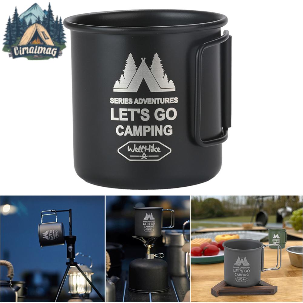 Wellhike แก้วมักอลูมิเนียมอัลลอยด์ น้ําหนักเบา ขนาด 300 มล. สําหรับตั้งแคมป์กลางแจ้ง