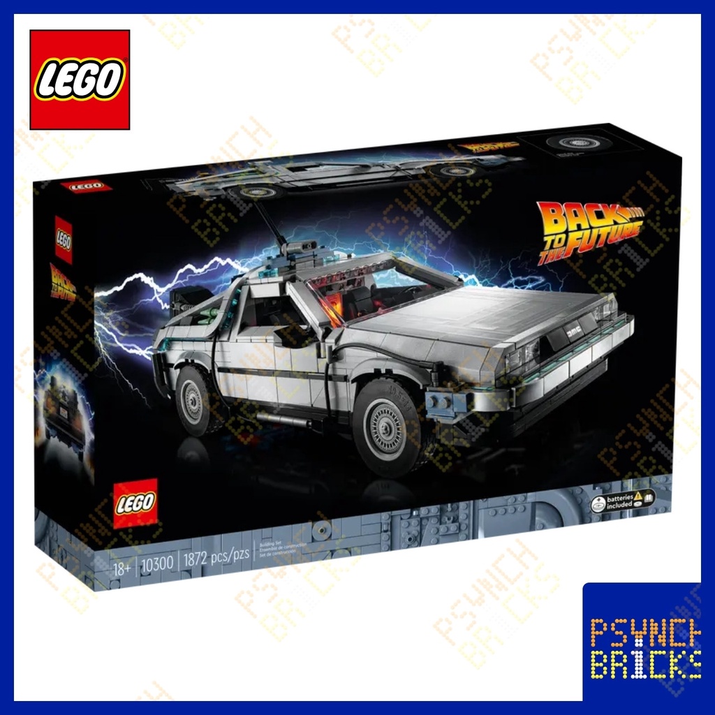 (ของแท้-พร้อมส่ง) LEGO 10300 Back to the Future Time Machine