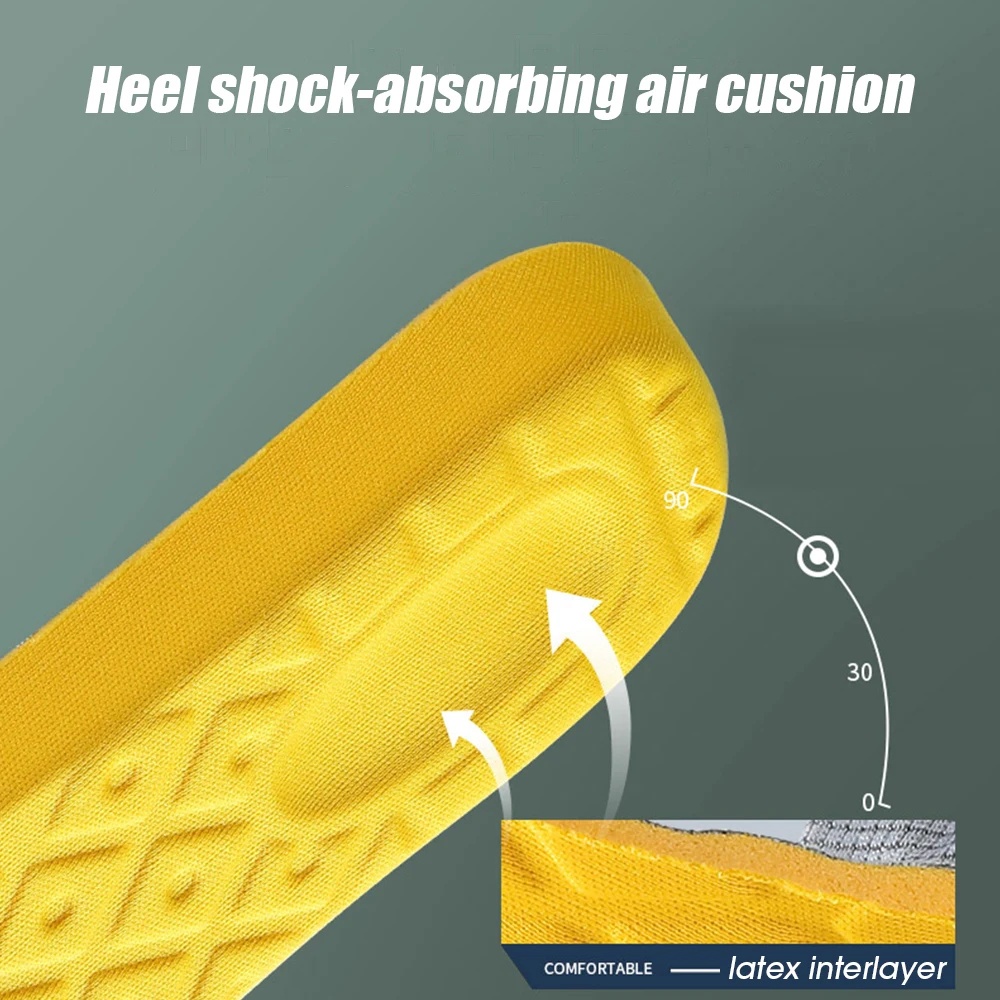 Sfse - กีฬา Insoles - ระบายอากาศได้ตัดได้ - ผู้หญิงดูแลเท้า - การดูดซับแรงกระแทกยาระงับกลิ่นกาย - สำหรับการวิ่งกลางแจ้ง - นวดรองเท้ายางยืด
