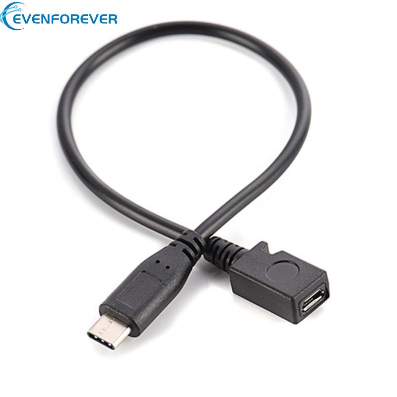 Ev สายชาร์จ USB เป็น TypeC ขนาดเล็ก สําหรับ GPS กล้องดิจิทัล เครื่องเล่นเพลง โทรศัพท์ แล็ปท็อป