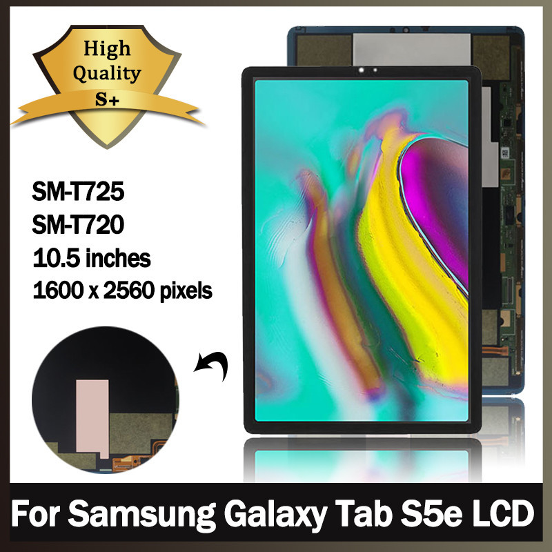 หน้าจอสัมผัสดิจิทัล LCD 10.5 สําหรับ Samsung Tab S5e T720 T725 SM-T720 (Wi-Fi) SM-T725 (LTE)