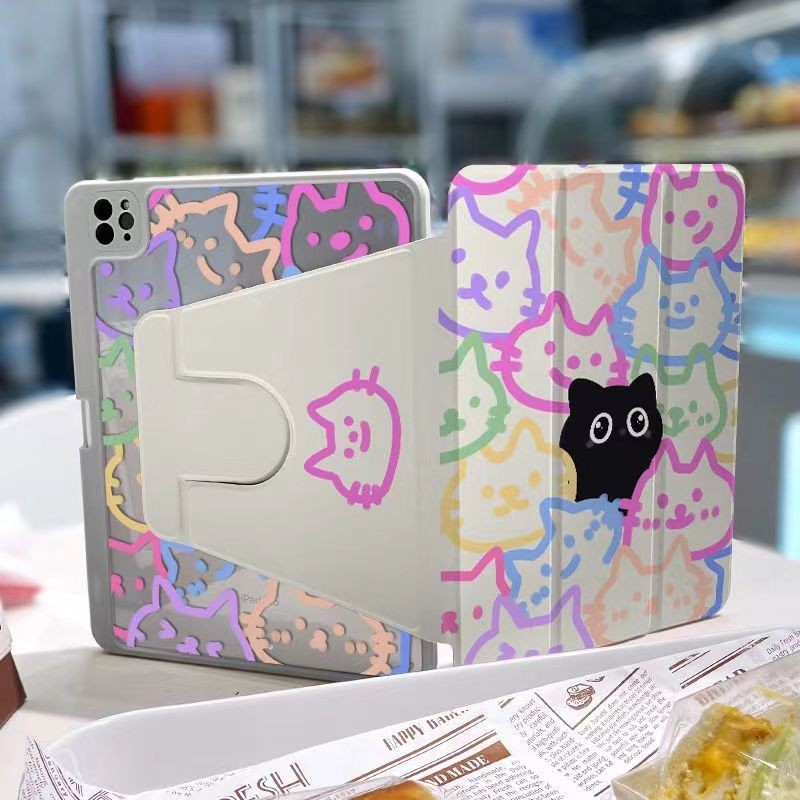 ส่งจากไทย หมุนได้ 720 สําหรับ Acrylic gen7/8/9 10.2 Gen5/6 9.7 Air4 Air5 10.9 Pro11 gen10 Air 6 11inch มีช่องใส่ปากกา