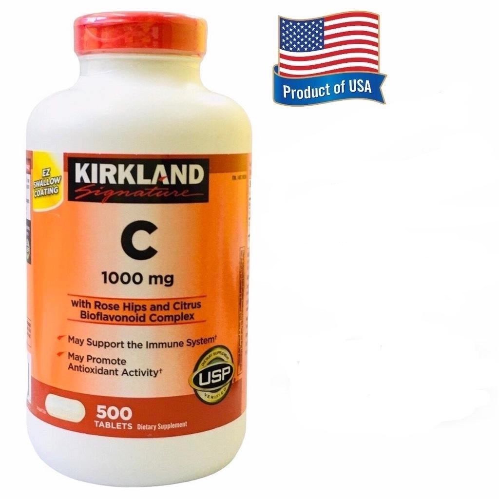 Kirkland Signature Vitamin C 1000 mg. 500 tablets วิตามินซี เคิกแลนด์