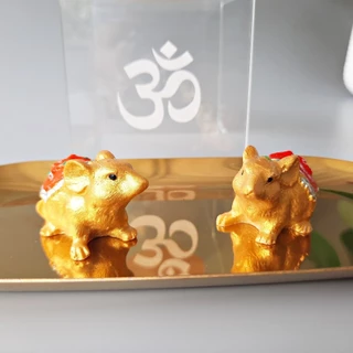 หนูมุสิกะเรซิ่น สีประจำวันเกิด เสริมพลังบูชาพระพิฆเนศ MOUSE02