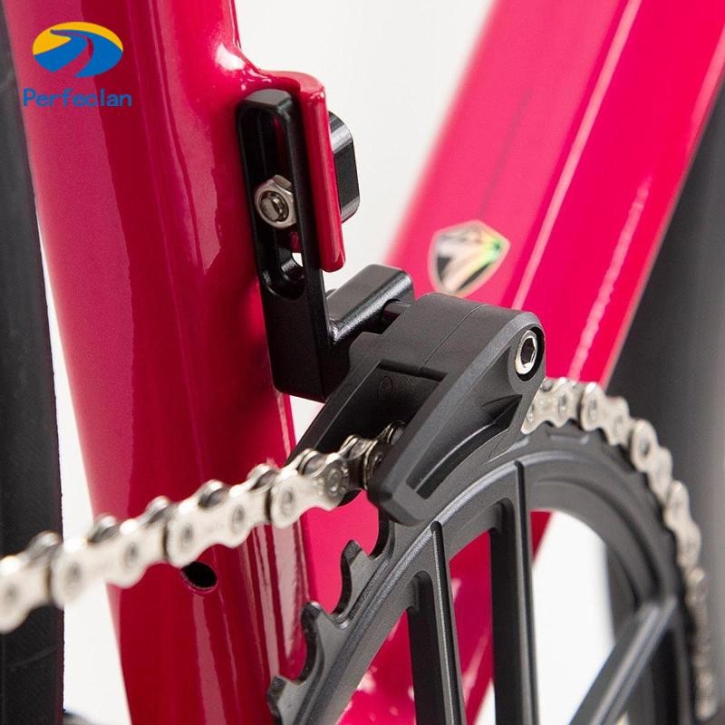 Perfeclan คู่มือโซ่จักรยานอลูมิเนียม Anti Chain Drop Bash Guard Chain Stabilizer