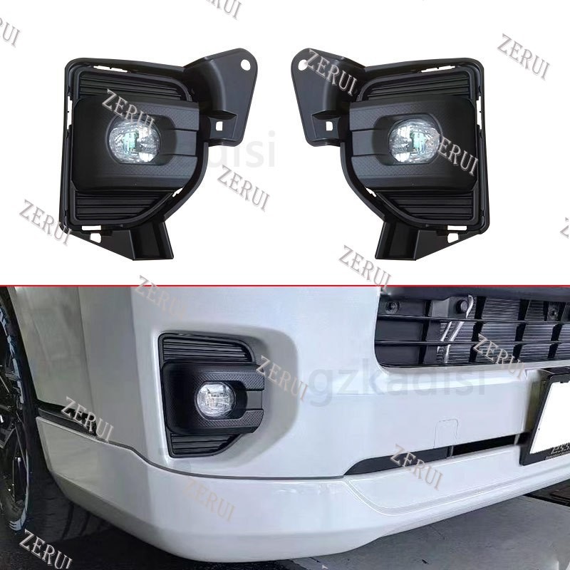 Zr สําหรับ 2 ชิ้น hiace 200 (2014-2019) ประเภท 4-type 7 รถ LED foglamp hiace commuter ไฟตัดหมอก