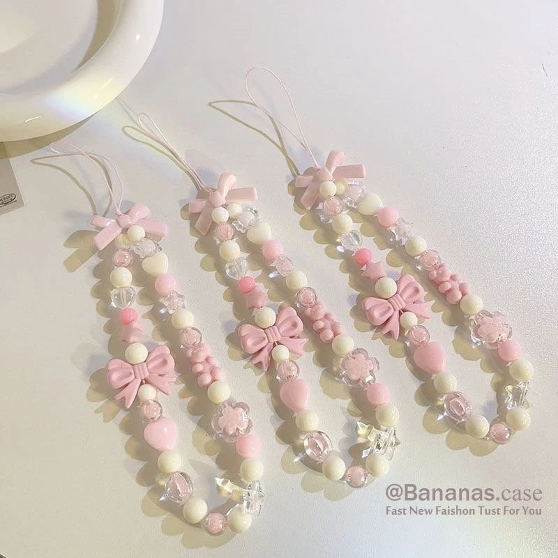 สายคล้องโทรศัพท์มือถือ Love Bow สายคล้องโทรศัพท์มือถือสากล