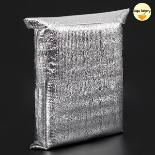 SUGA พร้อมส่ง ถุงฟอยล์เก็บอุณหภูมิ 10ชิ้น ถุงฟอยล์เก็บความร้อน/เย็น ถุงอลูมิเนียมฟอยล์ ช่วยรักษาอุณหภูมิอาหาร COD SUR330