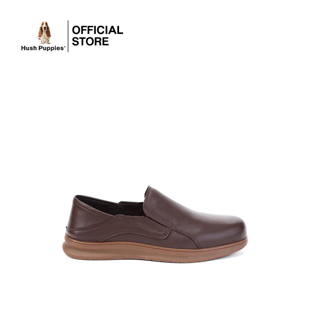 Hush Puppies รองเท้าผู้ชาย รุ่น HP 8HCFB5064F - สีน้ำตาล (รองเท้าลำลองหนังแท้ แบบสวม)