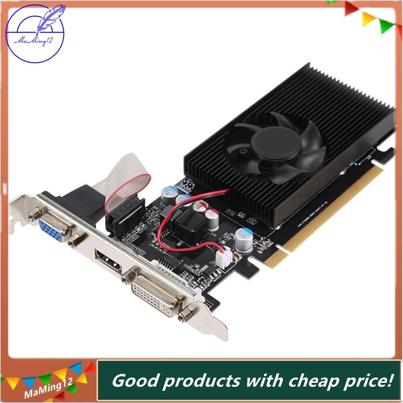 [MaMing] GT210 1GB DDR2 64Bit กราฟิกการ์ด PCIE 2.0 GPU HDMI-เข้ากันได้กับ DVI VGA การ์ดเดสก์ท็อป