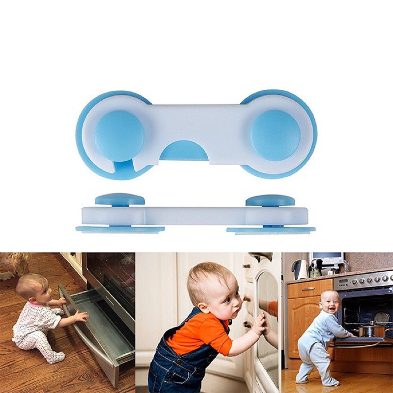 (acc ptk) ล็อคนิรภัยประตูลิ้นชัก Safe Lock, ตะขอประตูตู้เย็น, ความปลอดภัย / SAFE LOCK DOOR HOOK - SA
