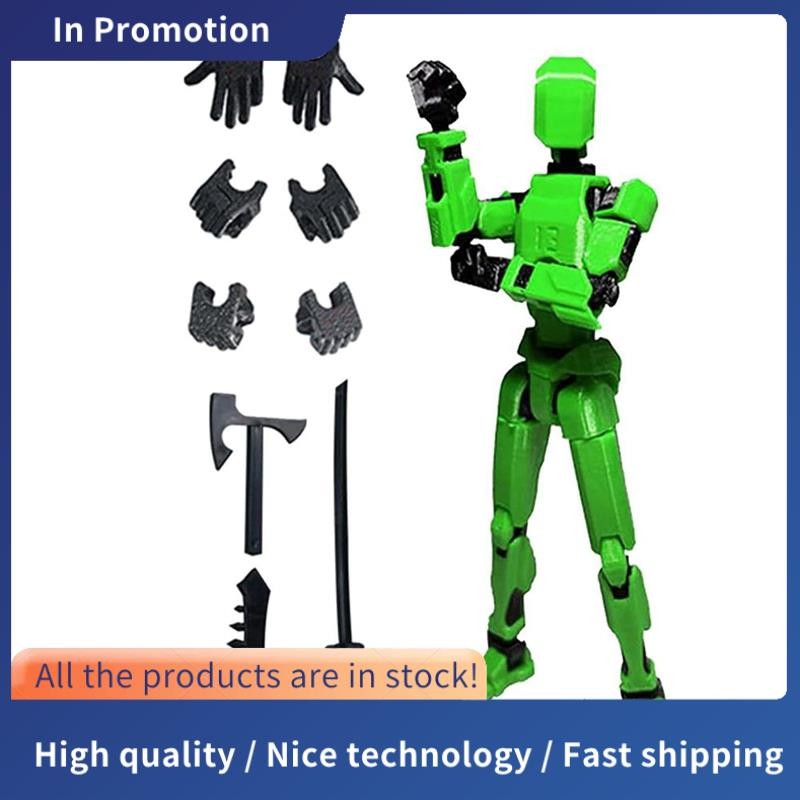 แอ็คชั่นฟิกเกอร์หุ่นยนต์ พิมพ์ 3 มิติ พร้อมการจับคู่เต็มรูปแบบสําหรับหยุดการเคลื่อนไหวแอนิเมชั่น