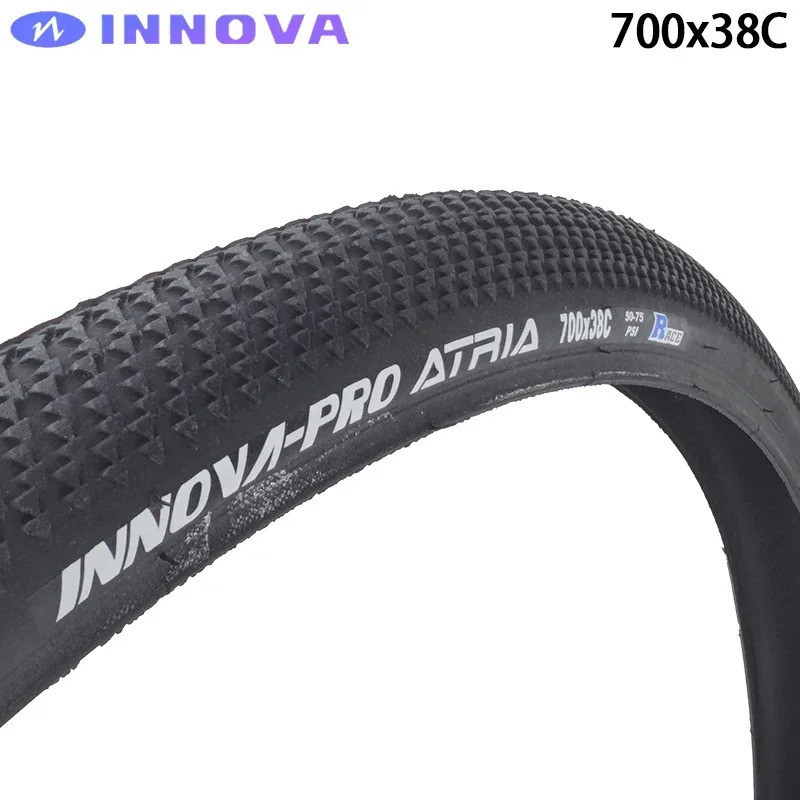 INNOVA-PRO ATRIA กรวดจักรยานยาง 700x38C 40-622 เหล็กสาย MTB Off-Road จักรยานยาง 50-75PSI ขี่จักรยานแ