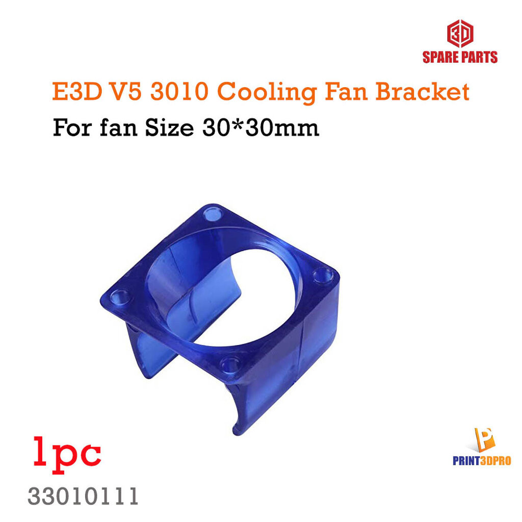 E3D V5 V6 3010 Cooling Fan Bracket ABS Material For Fan Size 30x30mm อุปกรณ์พัดลม