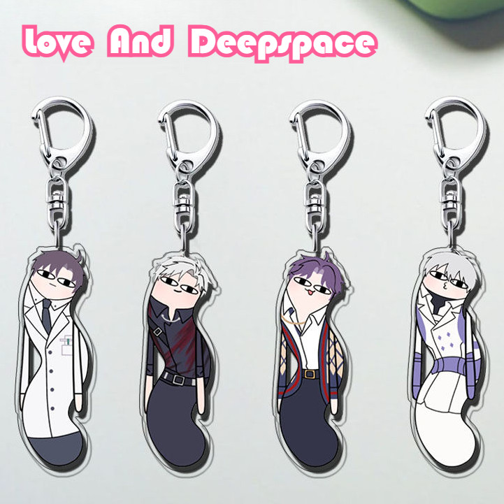 Love And Deepspace Rafayel Xavier Zayne Rafayel Sylus ตลกพวงกุญแจจี้อะคริลิค