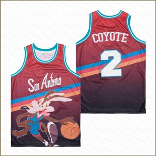 เสื้อกีฬาบาสเก็ตบอล QY Wile E Coyote Salmon Fade พลัสไซซ์ สําหรับผู้ชาย และผู้หญิง