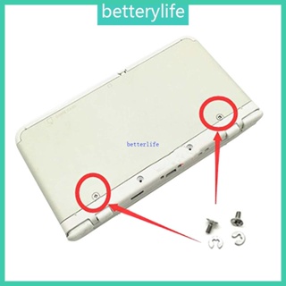 Btf ใหม่ ฝาครอบแบตเตอรี่ พร้อมแหวนรอง สําหรับเกมคอนโซล 3DS LL XL New 3DS 3DSLL 3DSXL