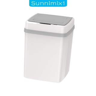 [Sunnimix1] ถังขยะอัตโนมัติ แบบชาร์จ USB 12 ลิตร สําหรับห้องนั่งเล่น ออฟฟิศ