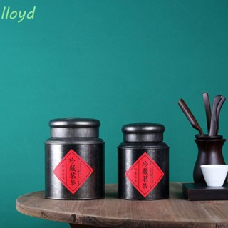 Lloyd กระป๋องดีบุก ทรงกลม สําหรับจัดเก็บชา กาแฟ