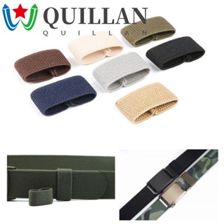 Quillan ห่วงเข็มขัดหนัง แบบยืดหยุ่น หลากสี อุปกรณ์เสริม สําหรับเข็มขัดหนัง DIY