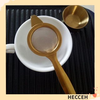 Hecceh กระชอนตาข่ายกรองชา กาแฟ พร้อมที่จับ 1 ชุด