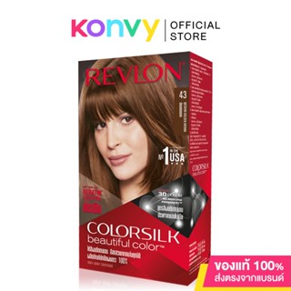 REVLON Colorsilk Beautiful Color with Keratin 130ml #43 Medium Golden Brown.